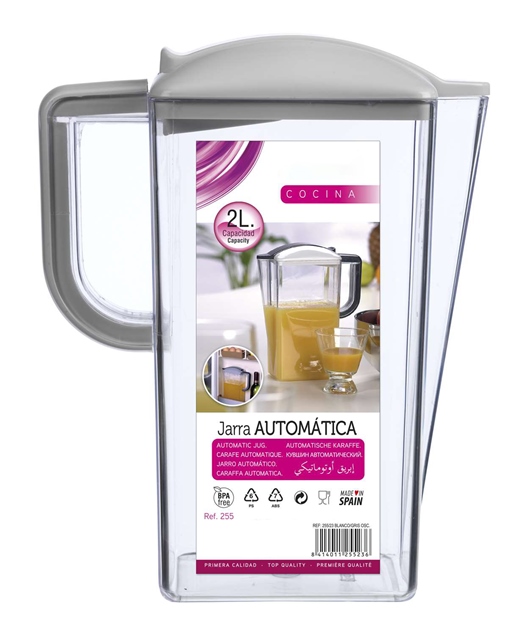 Pichet d'eau automatique 2L blanc 255